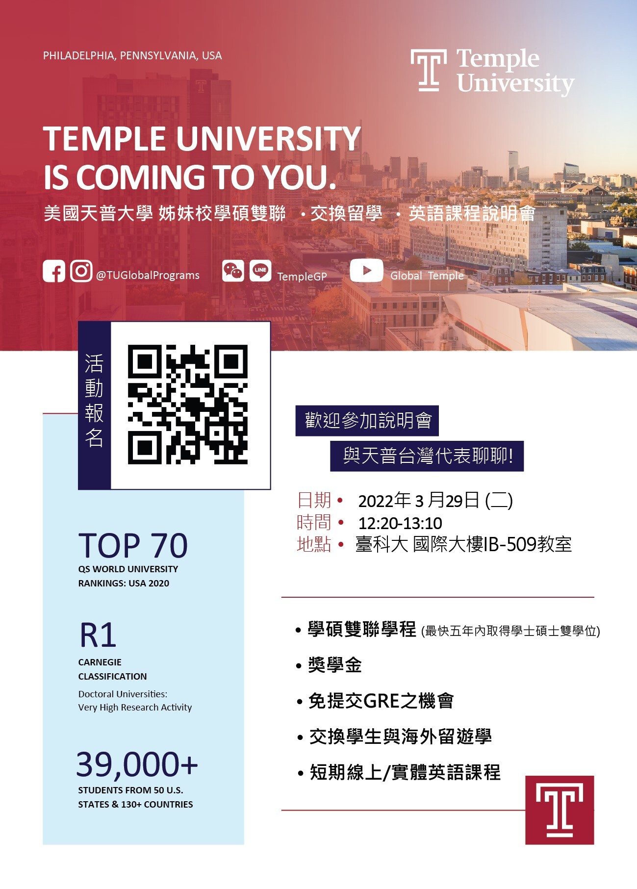 2203天普大學說明會