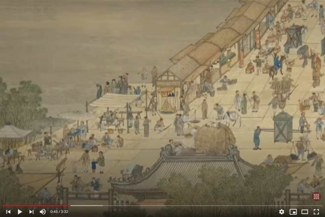 古畫動漫:清院本清明上河圖